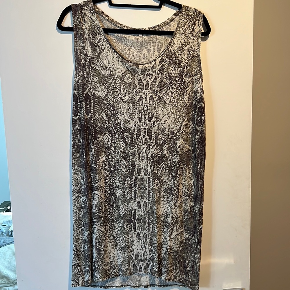 Maje Snake Print Dress